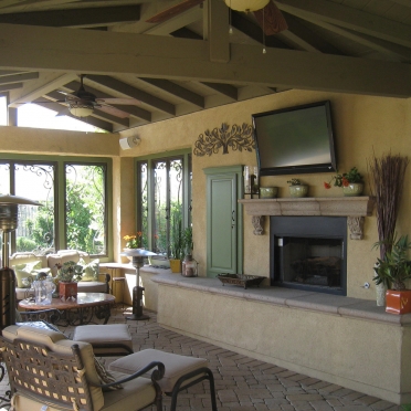 Outdoor Living Area Finishing Touch Design