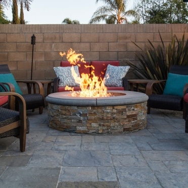 Round Outdoor Fire Pit