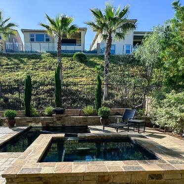 Lush Landscape Around Pool