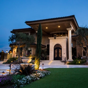 Front Yard Landscape and Lighting