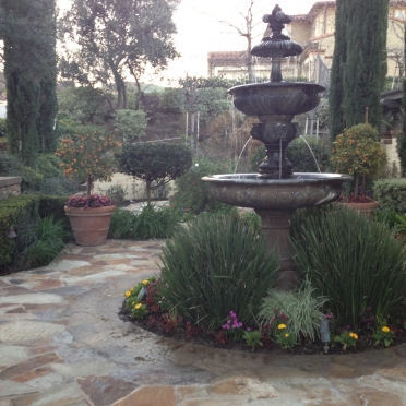 Landscape and Water Fountain