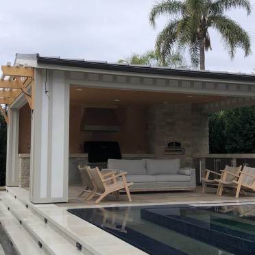 Solid Surface Patio Structure