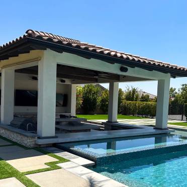 Patio Cover with Tile Roof