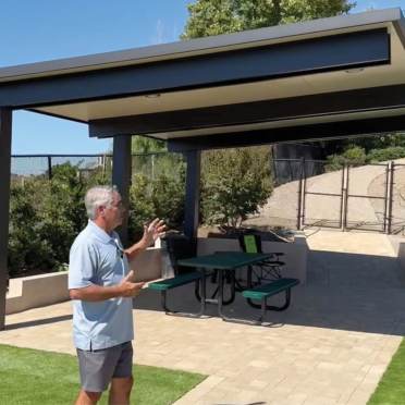 Aluminum Patio Cover with Cantilever